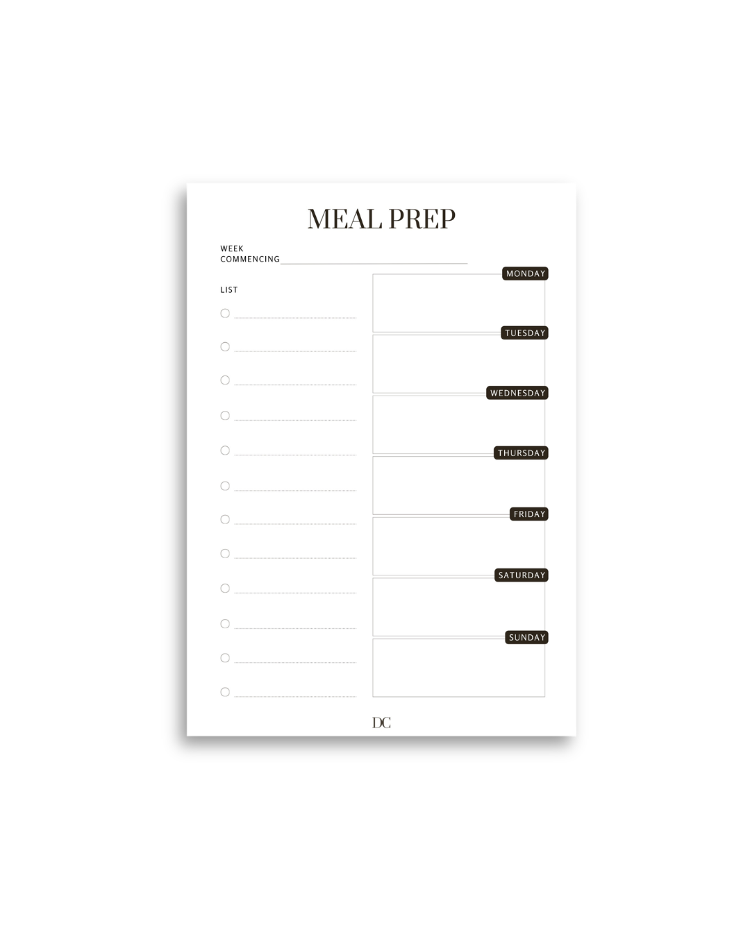 Meal Prep